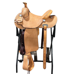 RUSSET RO LIGHTWEIGHT VERSATILITY SADDLE- ROUND- CHEYENNE- HARD SEAT